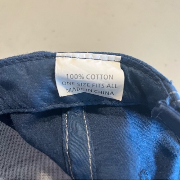 Navy Blue Bud Light Blue Adjustable Trucker Hat OS - Picture 7 of 7